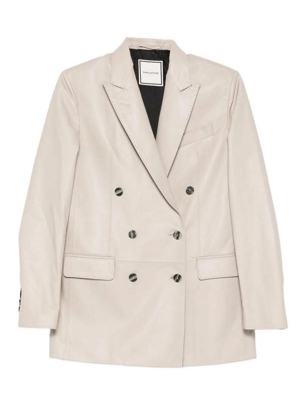 TAGLIATORE: leather jacket - Leather Jacket