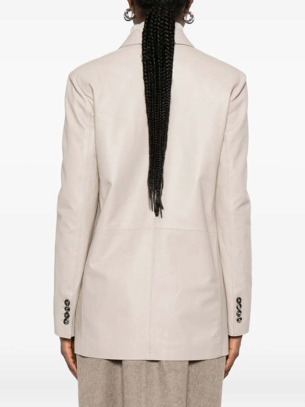 The Best Shops TAGLIATORE: leather jacket - Leather Jacket