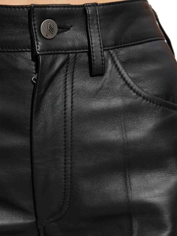 The Best Shops The Attico: カジュアルトラウザー - カジュアルパンツ - 黒