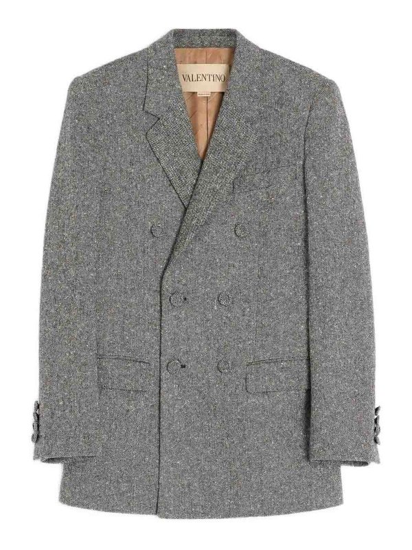 VALENTINO GARAVANI: Blazer - Blazer - Creme