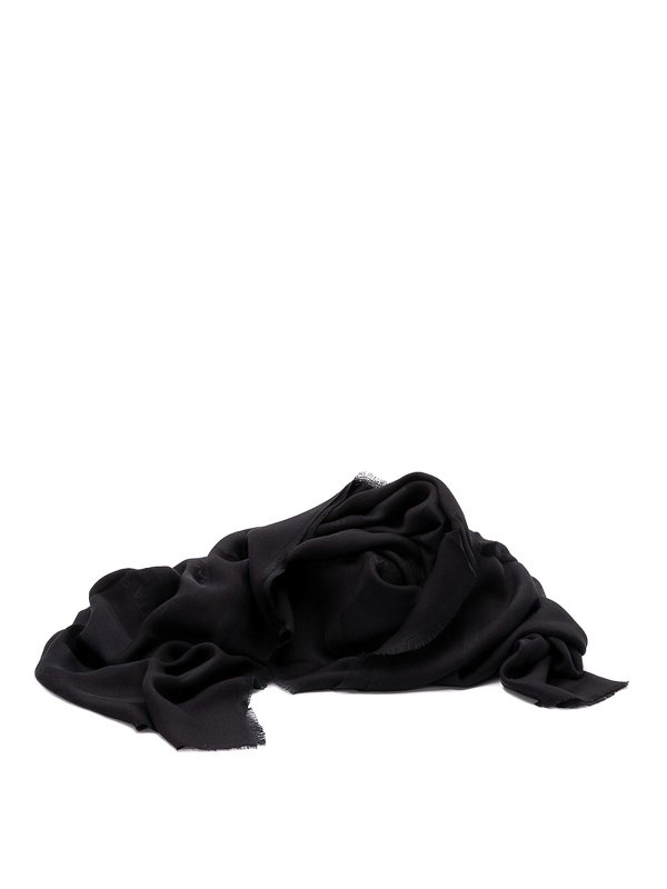 ELISABETTA FRANCHI: スカーフ - スカーフ - 黒