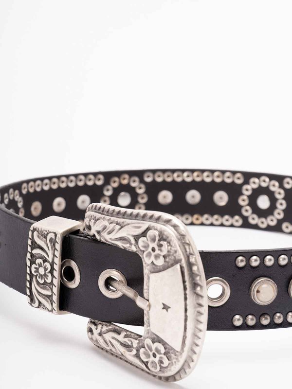 GOLDEN GOOSE: ベルト online - ベルト - 黒