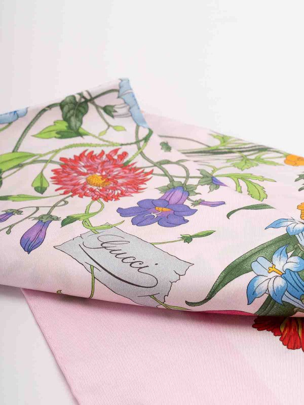 GUCCI: Stoles & Shawls online - Printed Silk Foulard