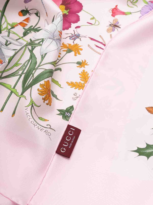 The Best Shops GUCCI: Stoles & Shawls - Printed Silk Foulard