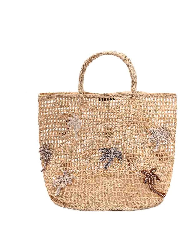 ALANUI: Schultertaschen - Schultertasche - Beige