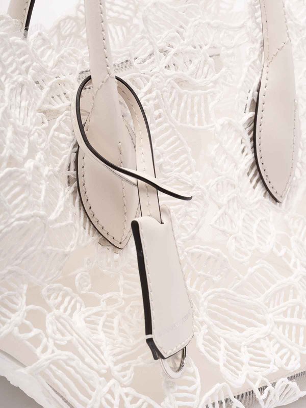 トートバッグ - 白 shop online: ERMANNO SCERVINO