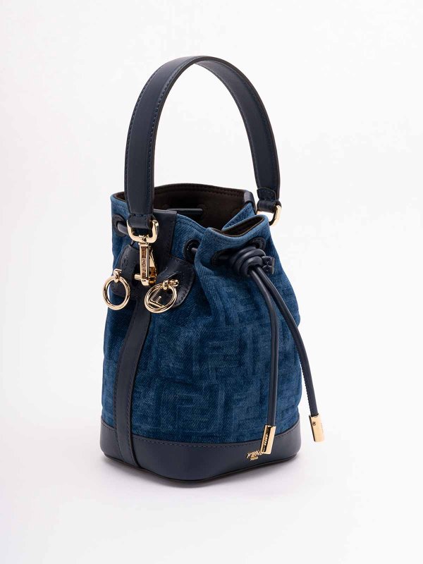 The Best Shops FENDI: clutches - Mon Tresor Denim Mini Bag