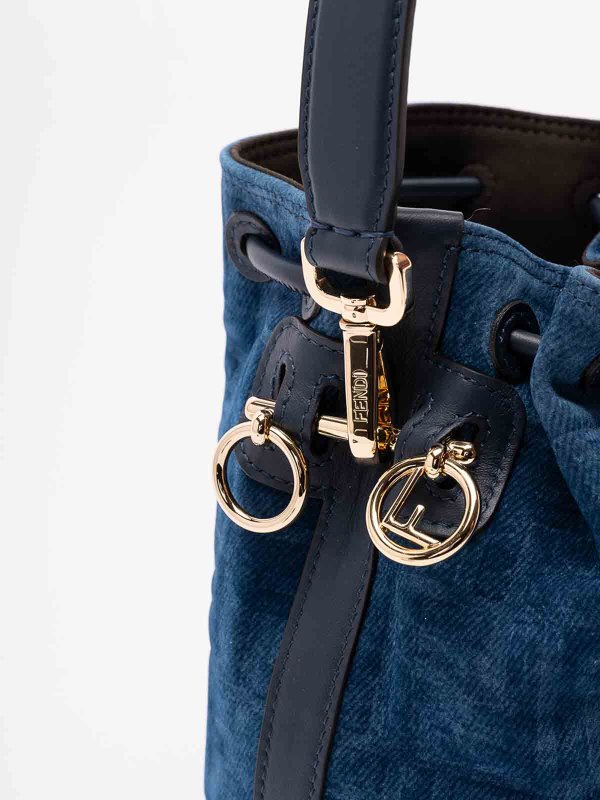 Mon Tresor Denim Mini Bag shop online: FENDI