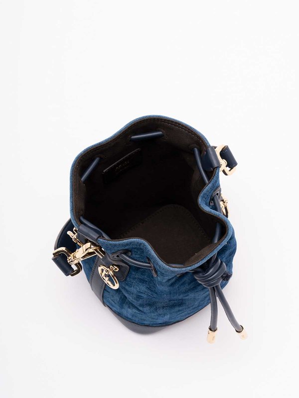 clutches shop online Mon Tresor Denim Mini Bag