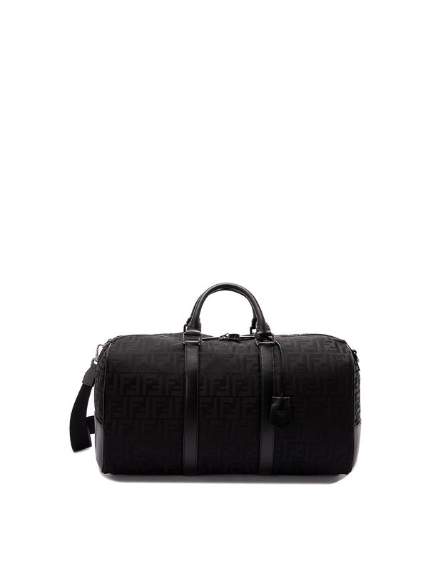 FENDI: shoulder bags - Ff Medium Boston Bag