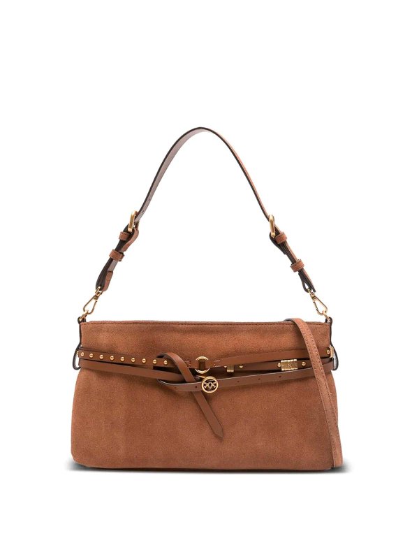 Pinko: ウエストバッグ - ウエストバッグ - ブラウン