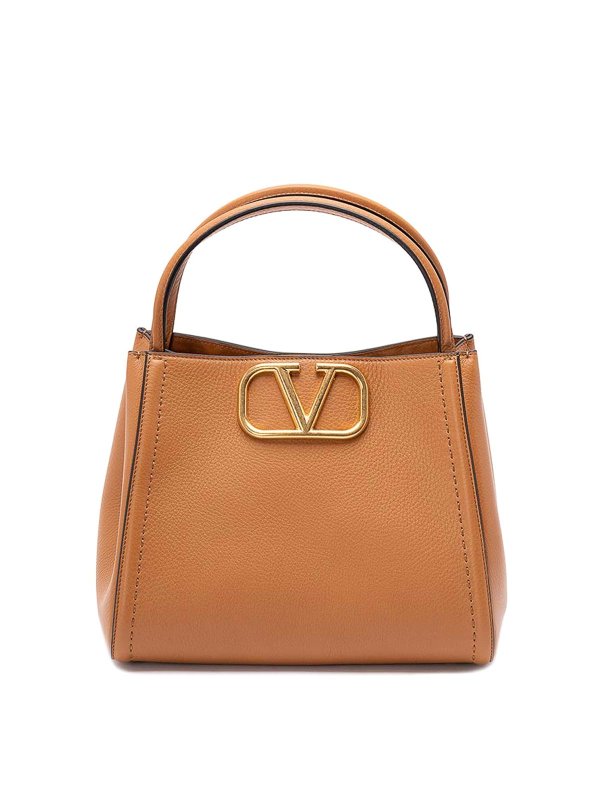 VALENTINO GARAVANI: Handtaschen - Shopper - Beige