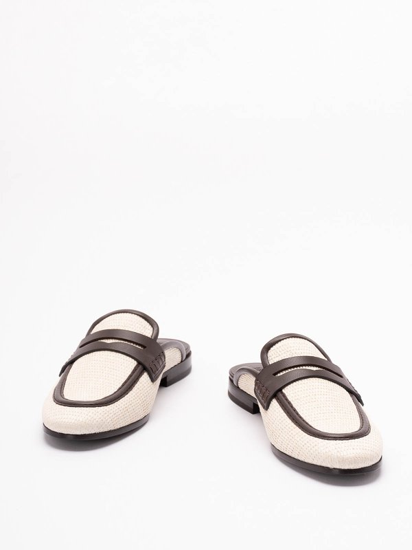 BRUNELLO CUCINELLI: ロファー＆スリッパ online - ローファー - ライトグレー