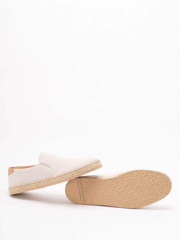Espadrilles - Weiß shop online: BRUNELLO CUCINELLI