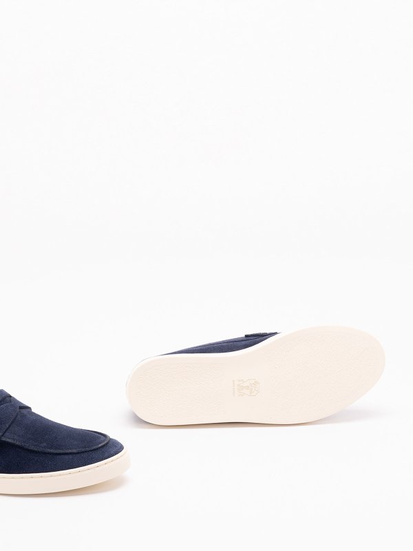 ローファー - ブルー shop online: BRUNELLO CUCINELLI