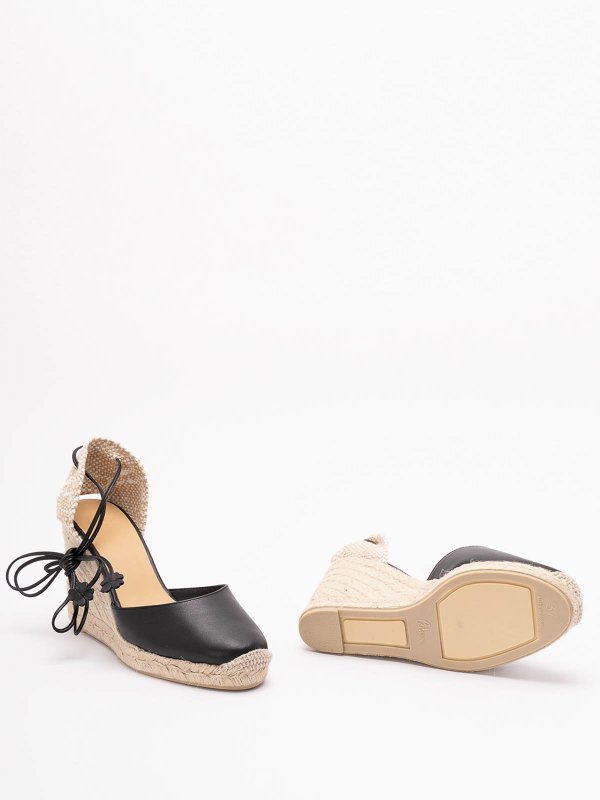 エスパドリーユ - 黒 shop online: CASTANER