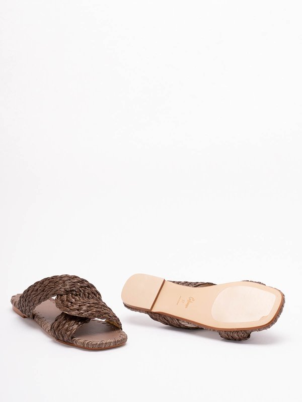 エスパドリーユ - グレイッシュブラウン Replica 
online: CASTANER