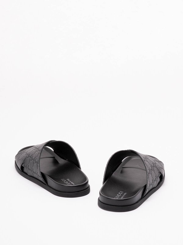 The Best Shops GUCCI: sandals - Gg Criss-Cross Sandals