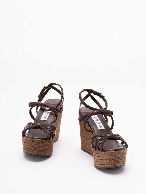 JIMMY CHOO: サンダル online - サンダル - ブラウン