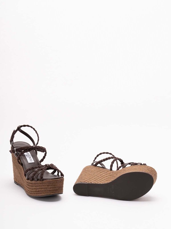 サンダル - ブラウン shop online: JIMMY CHOO