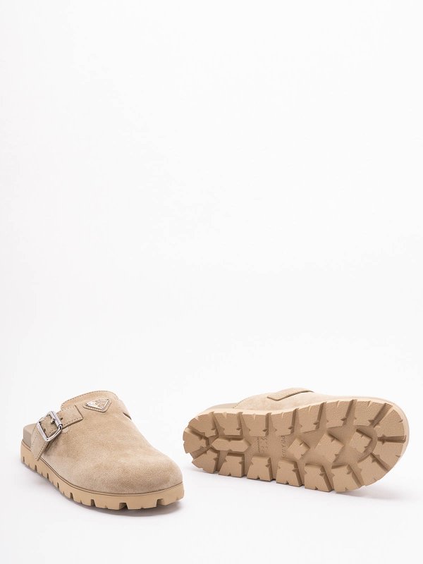 Suede Sabot shop online: PRADA