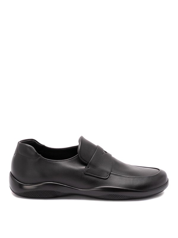 PRADA: Loafers & Slippers - Toblach Leather Loafers