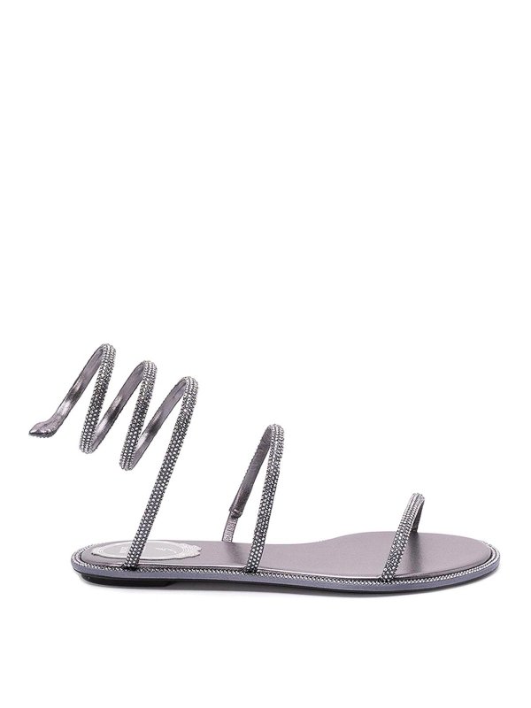 RENE CAOVILLA: サンダル - サンダル - 銀