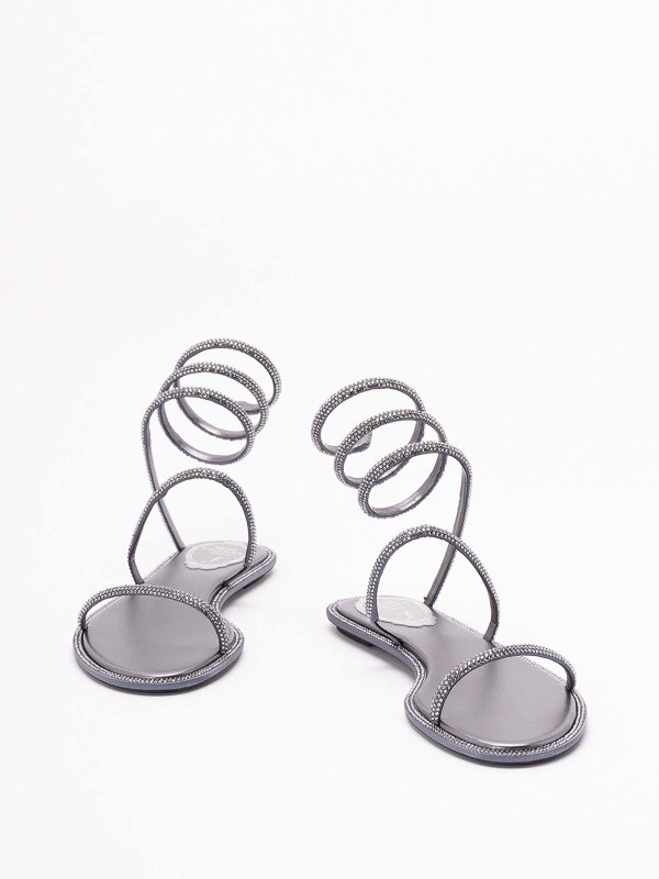 RENE CAOVILLA: サンダル online - サンダル - 銀