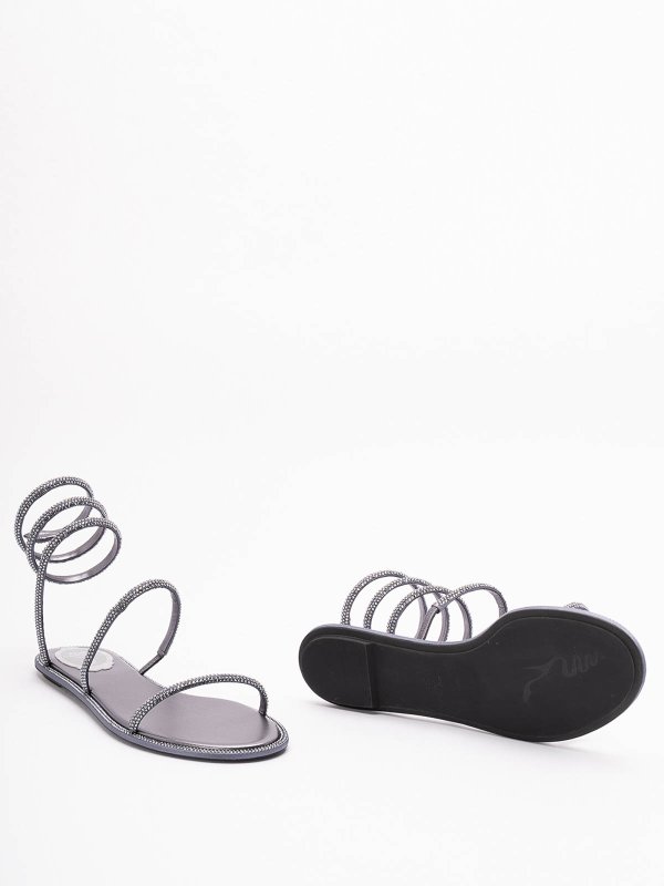 サンダル - 銀 shop online: RENE CAOVILLA