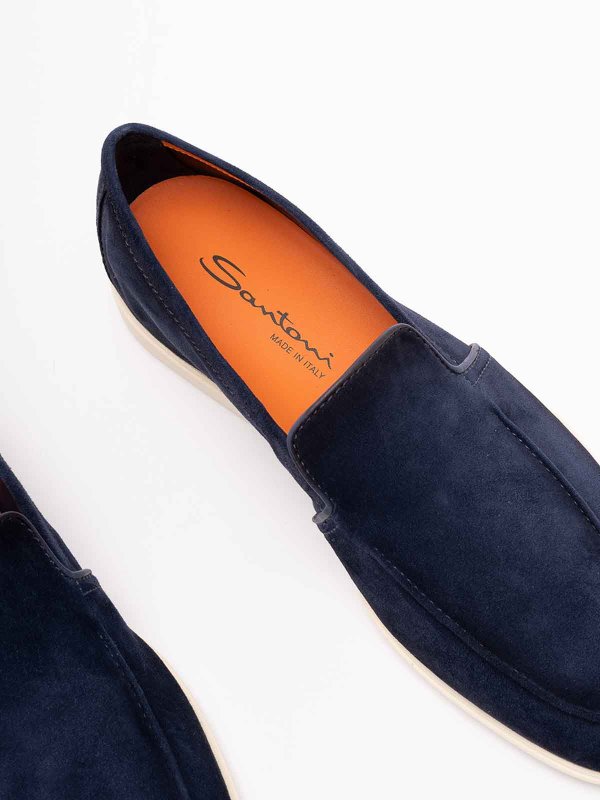 SANTONI buy online ローファー - ブルー
