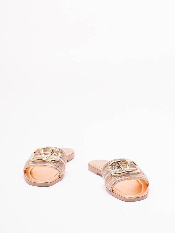 VALENTINO GARAVANI: ビーチサンダル online - ビーチサンダル - ピンク