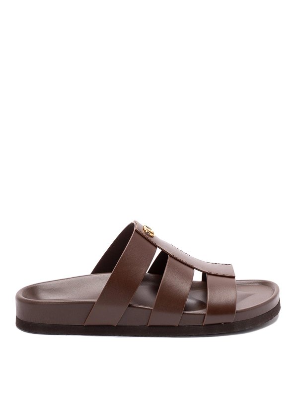 VALENTINO GARAVANI: Sandalen - Sandalen - Braun