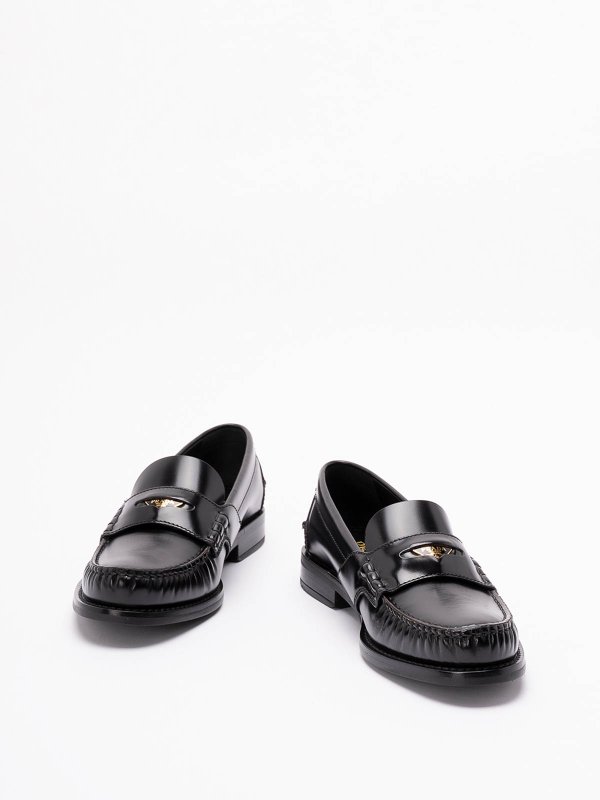 PRADA: Loafers & Slippers online - Brushed Leather Loafers