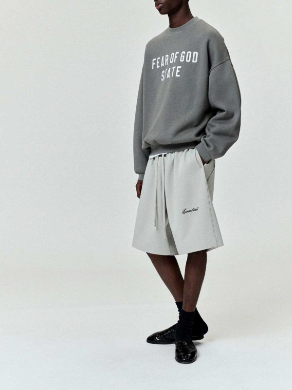 The Best Shops FEAR OF GOD: Trousers Shorts - Relaxed Fleece Sweatshort