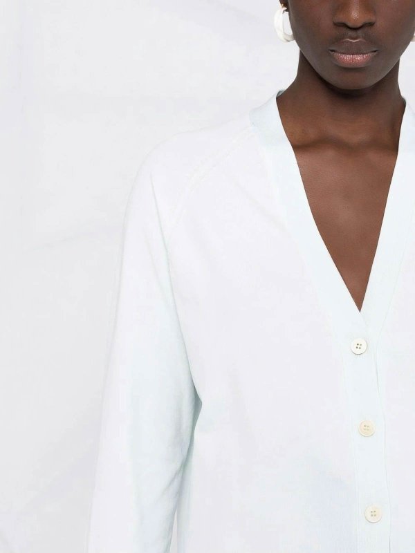JIL SANDER: cardigans online - V-Neck Cardigan