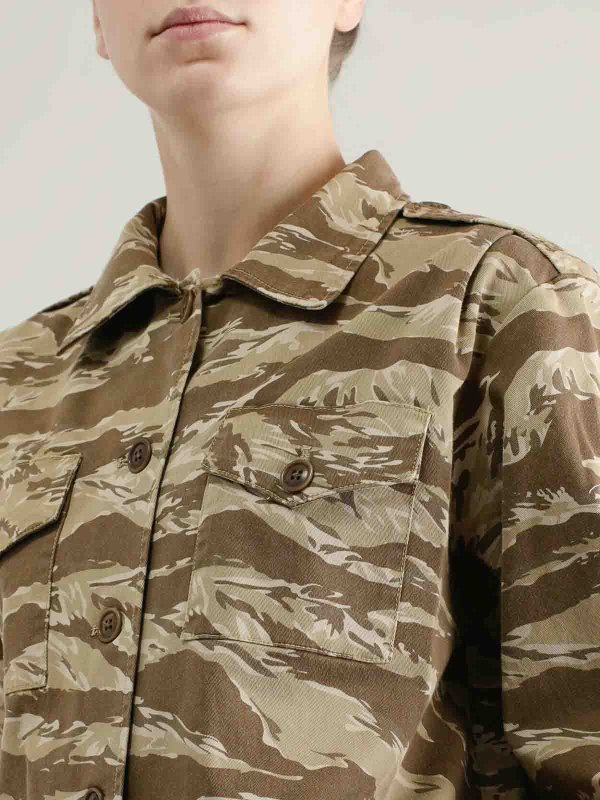 シャツ shop online シャツ - ライトブラウン