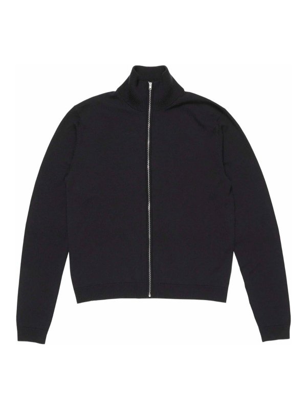Acne Studios: cardigan - Cardigan con cerniera