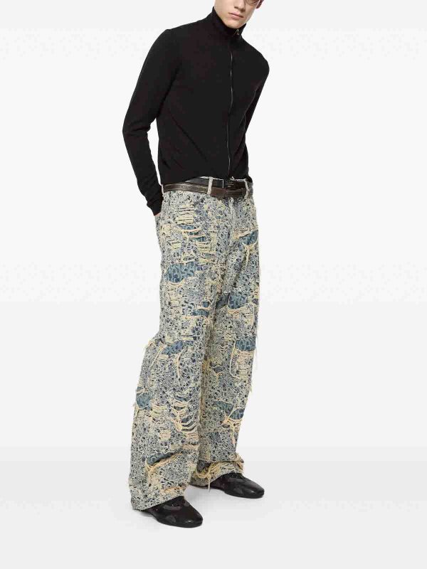 Acne Studios: cardigan online - Cardigan con cerniera