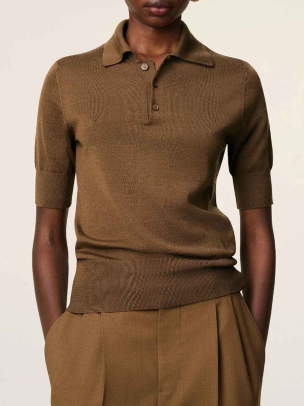 The Best Shops AMI PARIS: Polos - Polo - Marrón