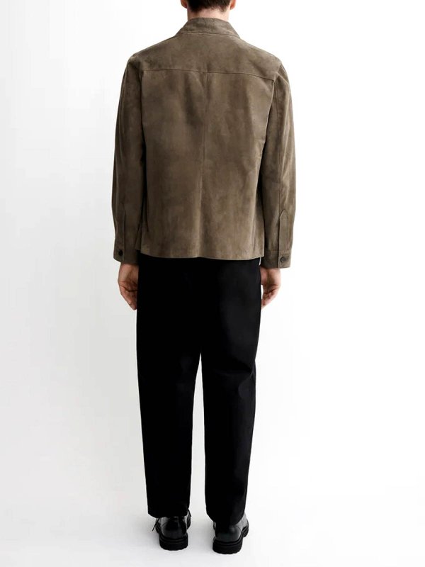 Dillen Suede Jacket shop online: ARMA