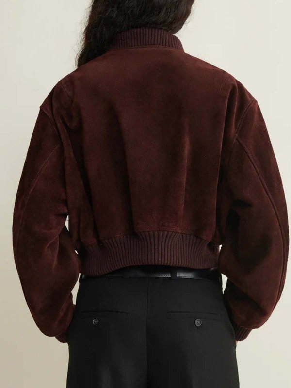 Elettra Gritty Suede Jacket shop online: ARMA