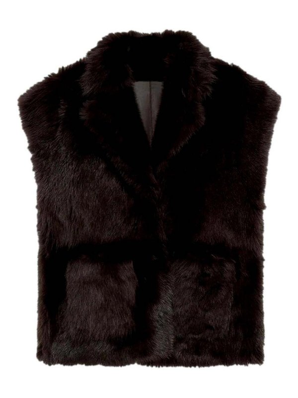 ARMA: vests - Marta Reversible Shearling Vest