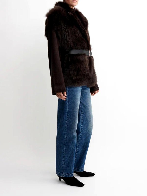 Marta Reversible Shearling Vest shop online: ARMA