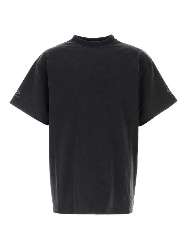 BALENCIAGA: Camisetas - Camiseta - Gris