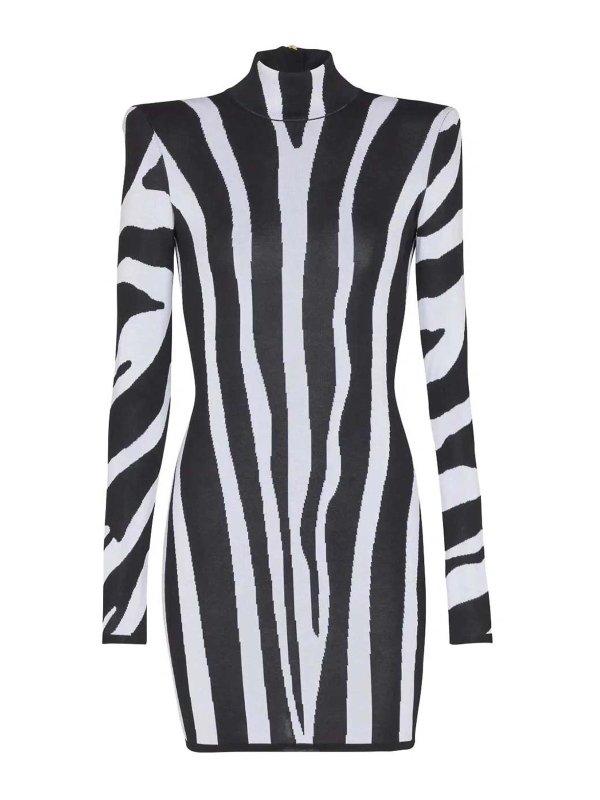 Balmain: Col roulé & Col polo - Pull Col Roulé - Multicolore