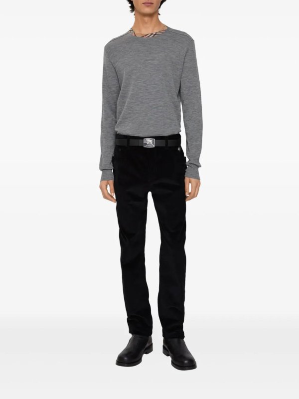 BURBERRY: casual trousers online - Cotton Pants