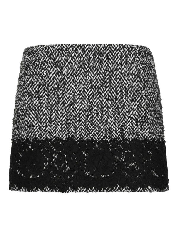 DOLCE & GABBANA: ミニスカート - ミニスカート - マルチカラー