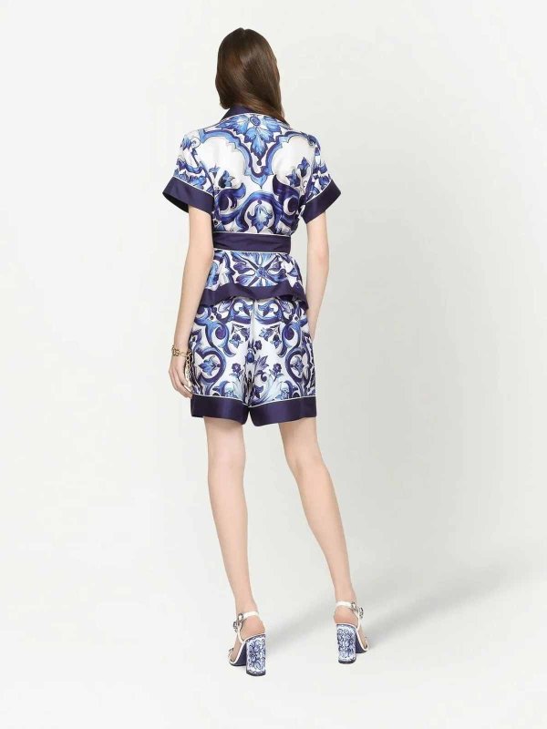 シャツ - ブルー shop online: DOLCE & GABBANA