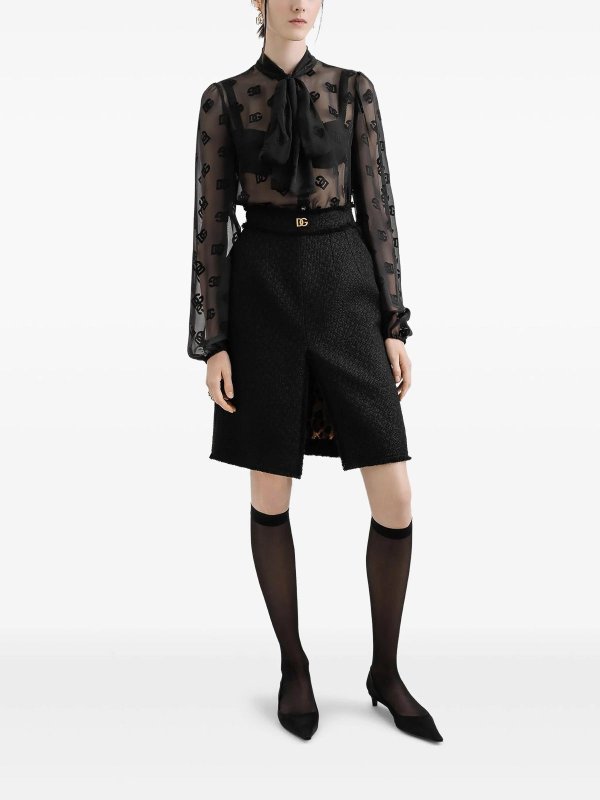 DOLCE & GABBANA: ブラウス online - ブラウス - 黒