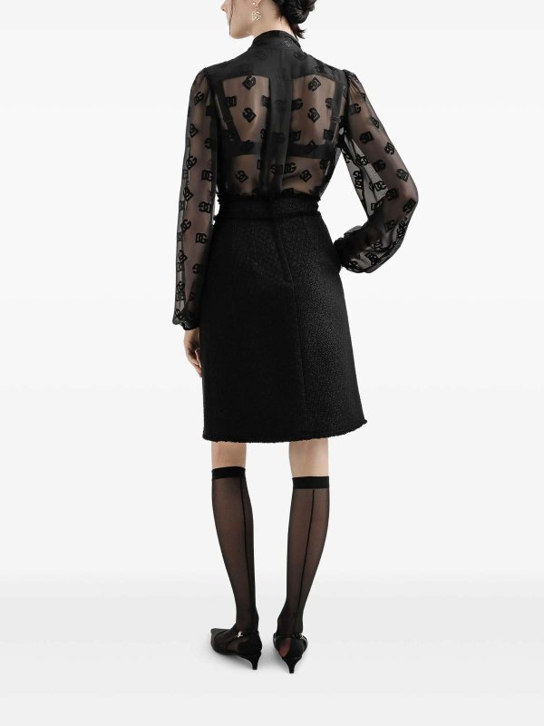 The Best Shops DOLCE & GABBANA: ブラウス - ブラウス - 黒